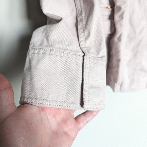 GAP blush pink and rose gold utility jacket size XL - Picture 9 of 10